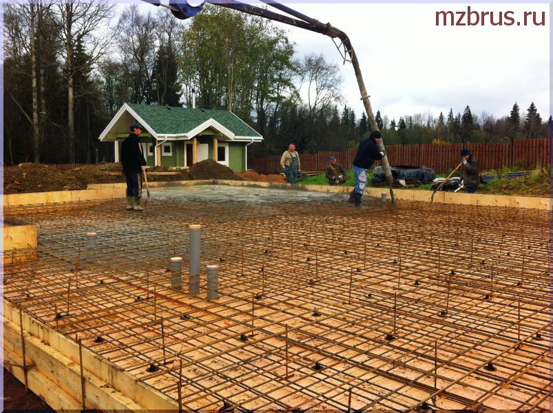 «MZdom»-строительство фундаментов под дома из клееного бруса